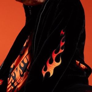 Women's Black Cheetos Flamin Hot Plush Jacket 🔥